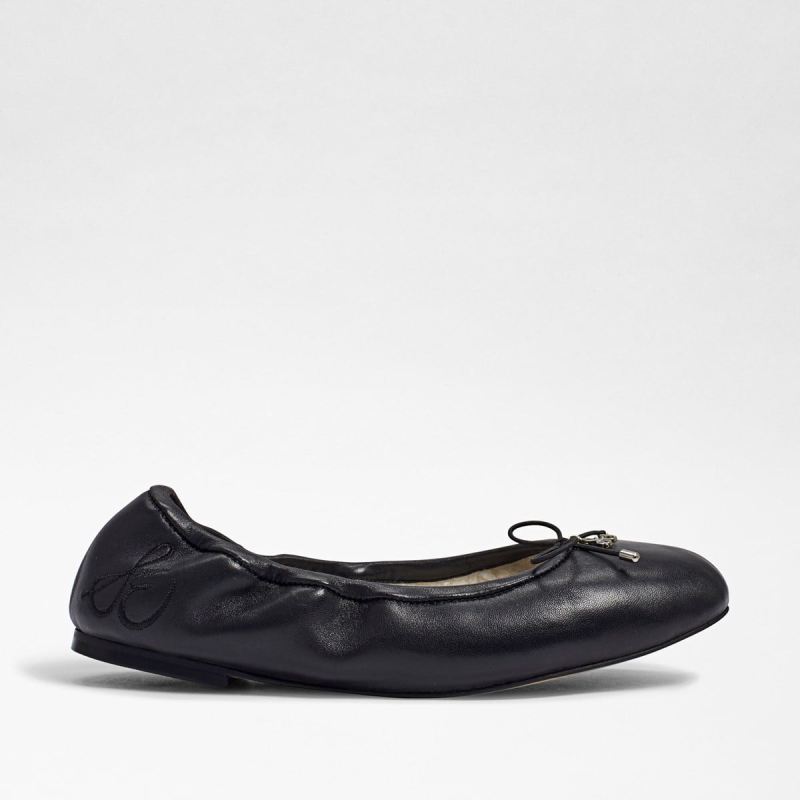 Sam Edelman Felicia Ballet Flat-Black Leather