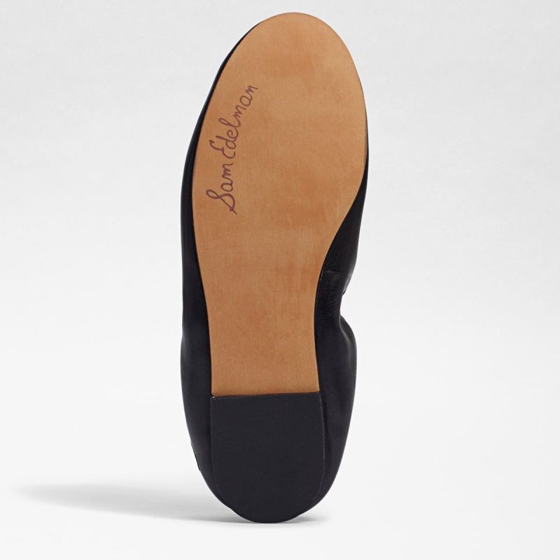 Sam Edelman Felicia Ballet Flat-Black Leather