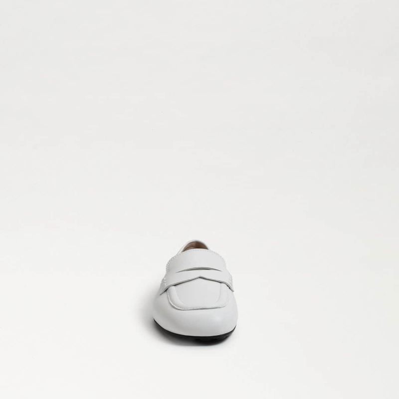 Sam Edelman Tucker Penny Loafer-Bright White Leather
