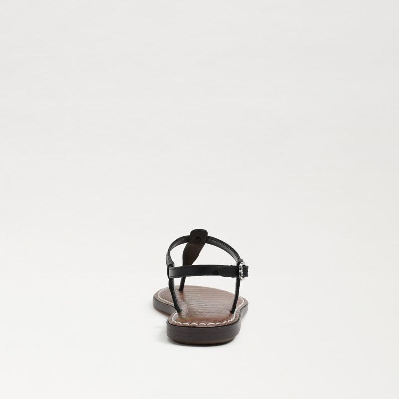 Sam Edelman Gigi Kids Thong Sandal-Black Leather