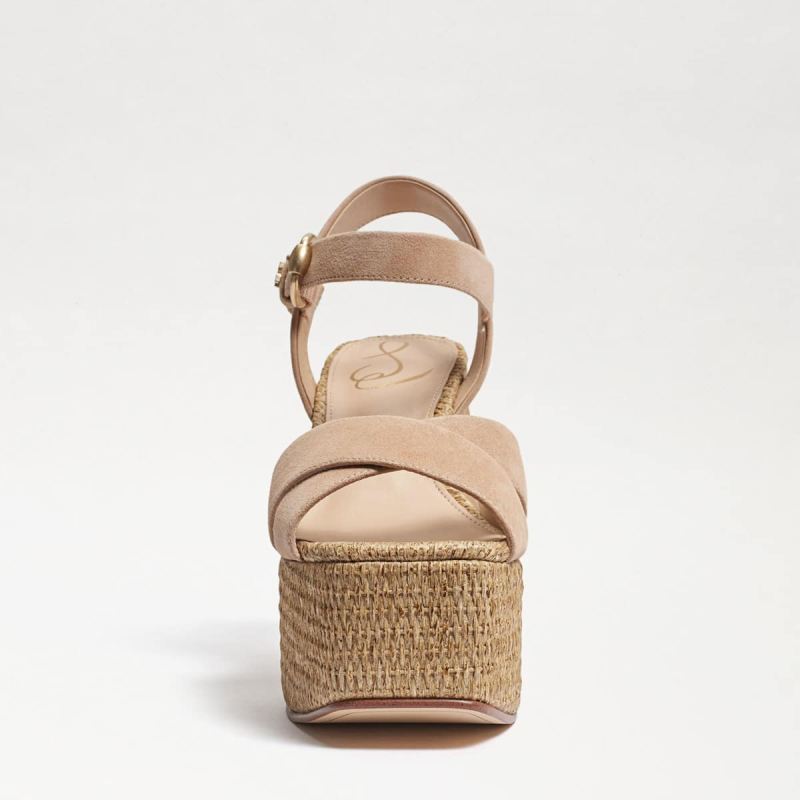Sam Edelman Trianna Platform Sandal-Sesame Suede