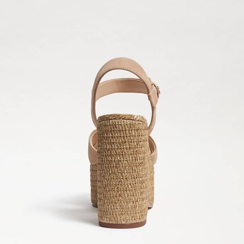 Sam Edelman Trianna Platform Sandal-Sesame Suede