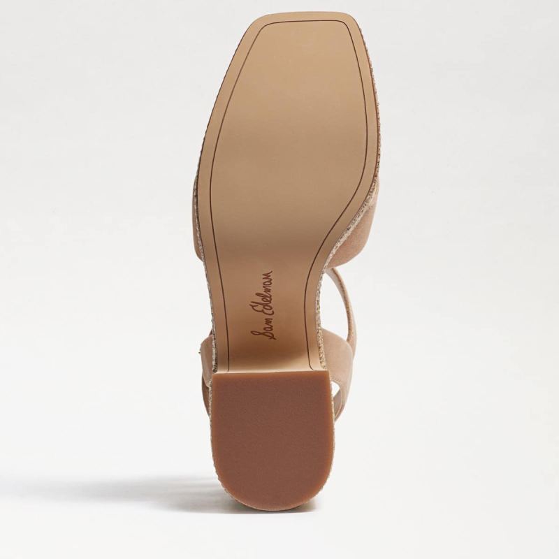 Sam Edelman Trianna Platform Sandal-Sesame Suede
