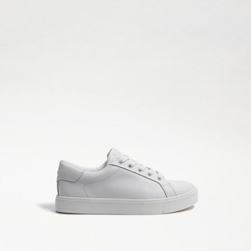 Sam Edelman Ethyl Kids Sneaker-White Leather