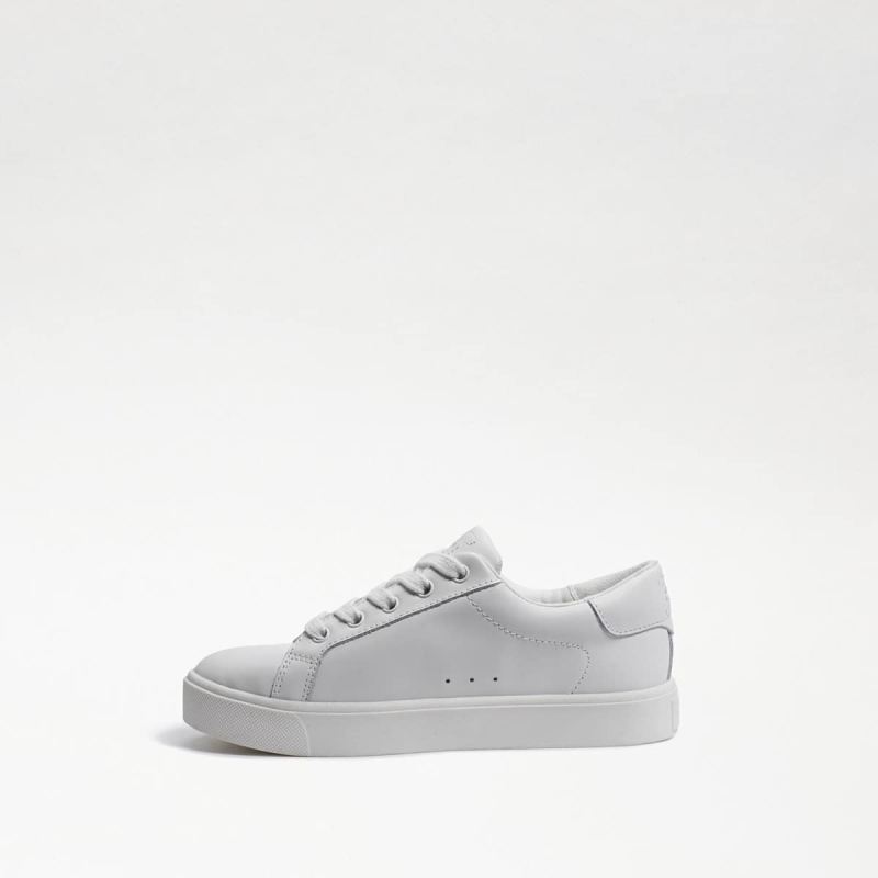 Sam Edelman Ethyl Kids Sneaker-White Leather