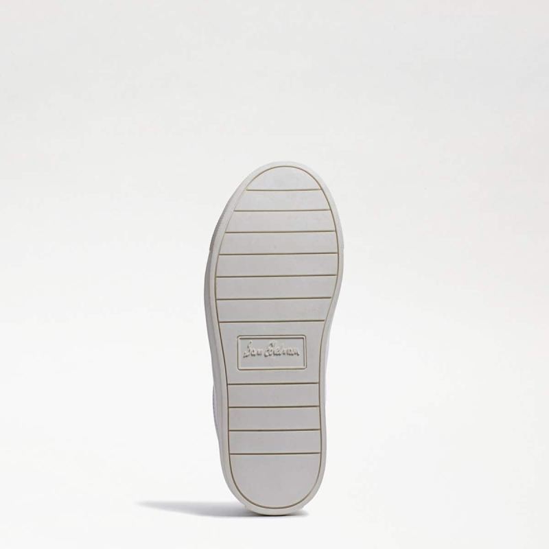 Sam Edelman Ethyl Kids Sneaker-White Leather