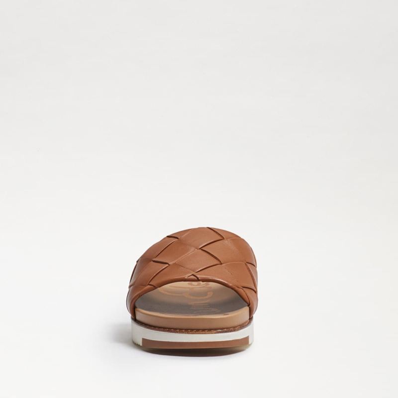 Sam Edelman Adaley Woven Slide Sandal-Saddle Leather