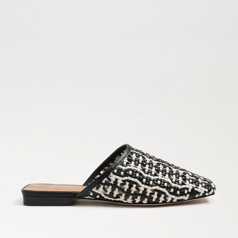 Sam Edelman Leona Mule-Black/ Modern Ivory