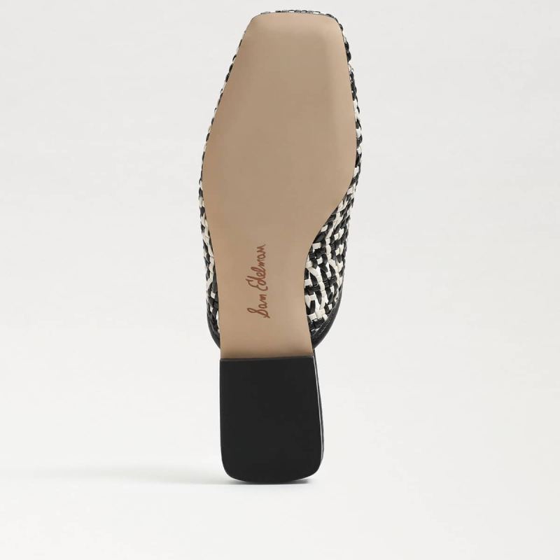 Sam Edelman Leona Mule-Black/ Modern Ivory