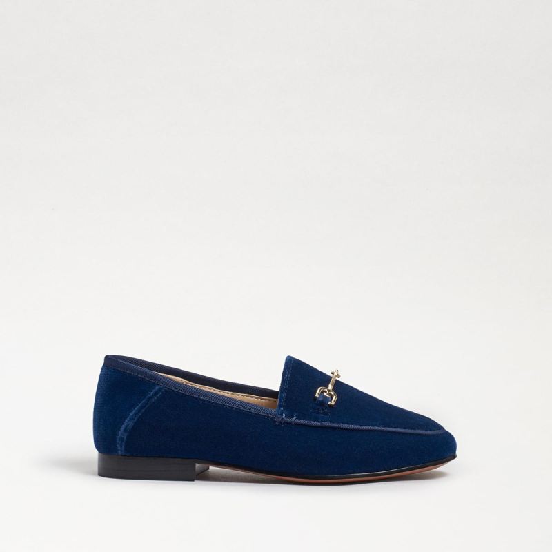 Sam Edelman Loraine Kids Bit Loafer-Moonlight Blue Velvet