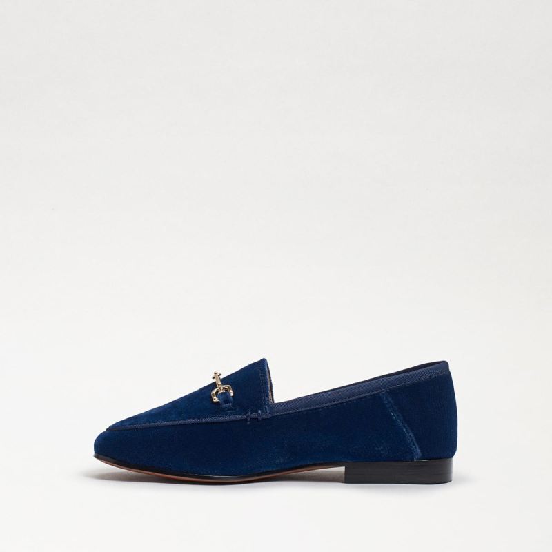 Sam Edelman Loraine Kids Bit Loafer-Moonlight Blue Velvet