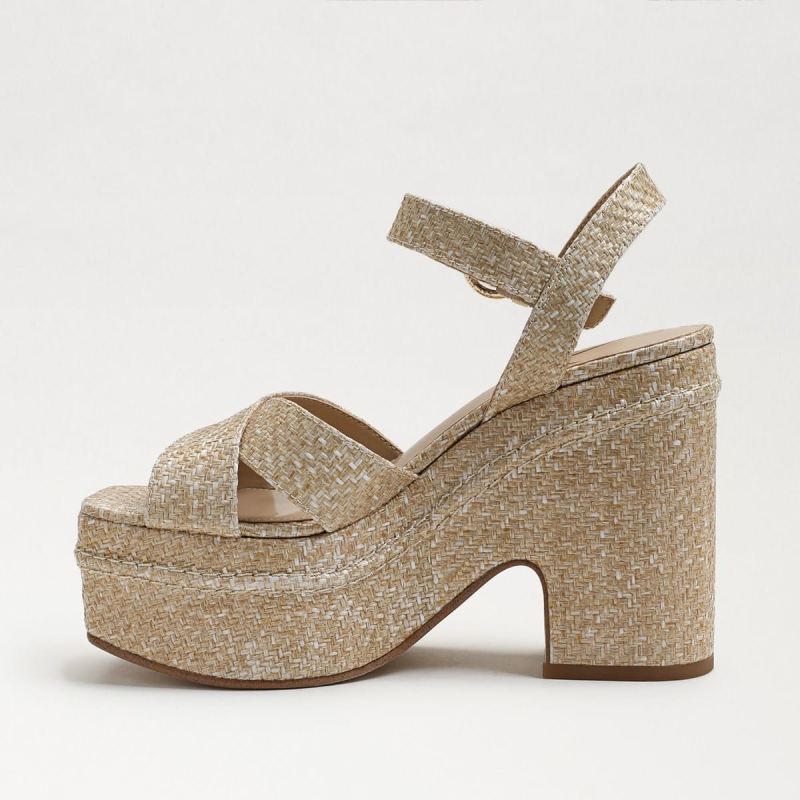 Sam Edelman Trianna Platform Sandal-Eggshell