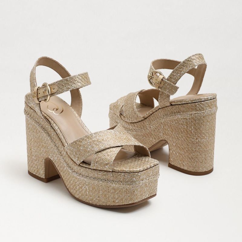 Sam Edelman Trianna Platform Sandal-Eggshell