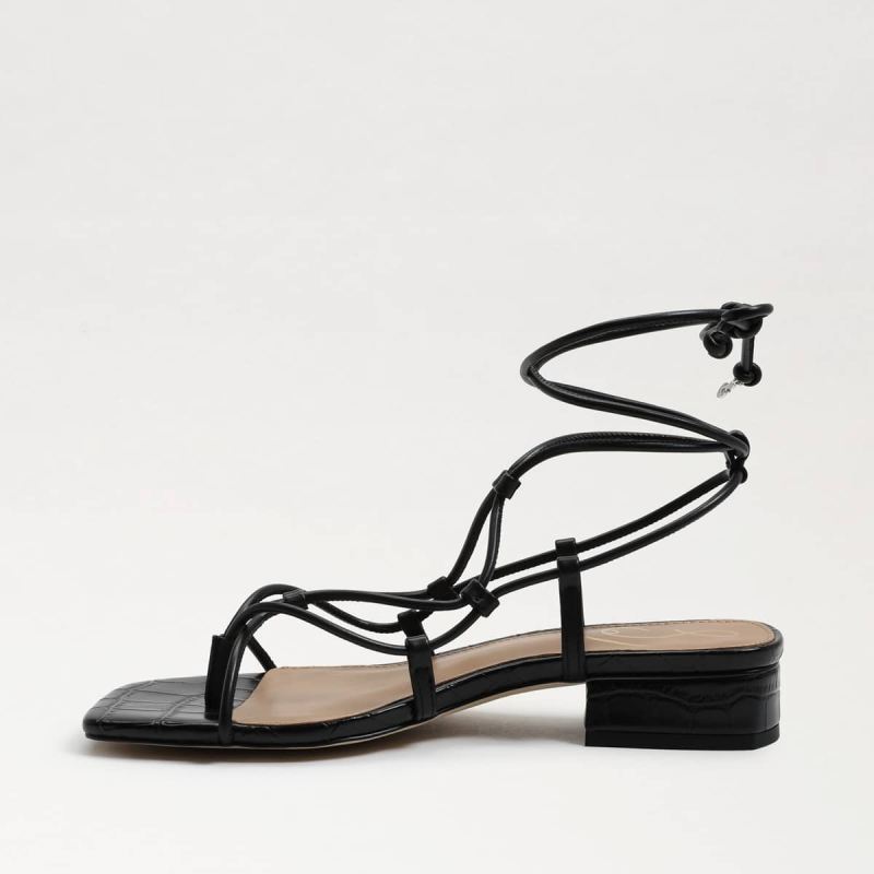 Sam Edelman Daffy Sandal-Black Leather