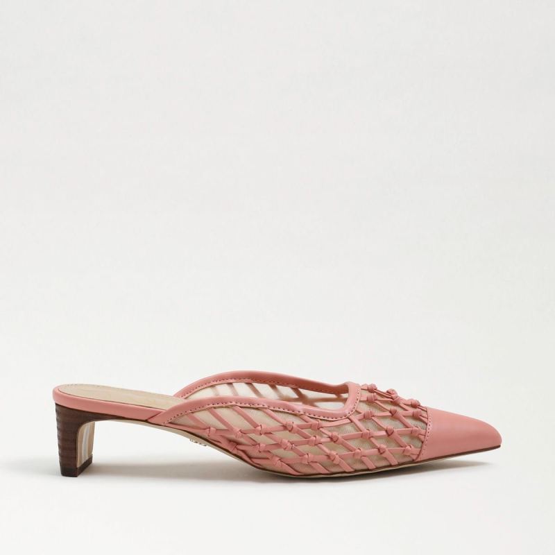 Sam Edelman Snyder Slip On Kitten Heel-Canyon Clay Leather
