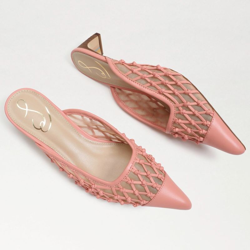 Sam Edelman Snyder Slip On Kitten Heel-Canyon Clay Leather