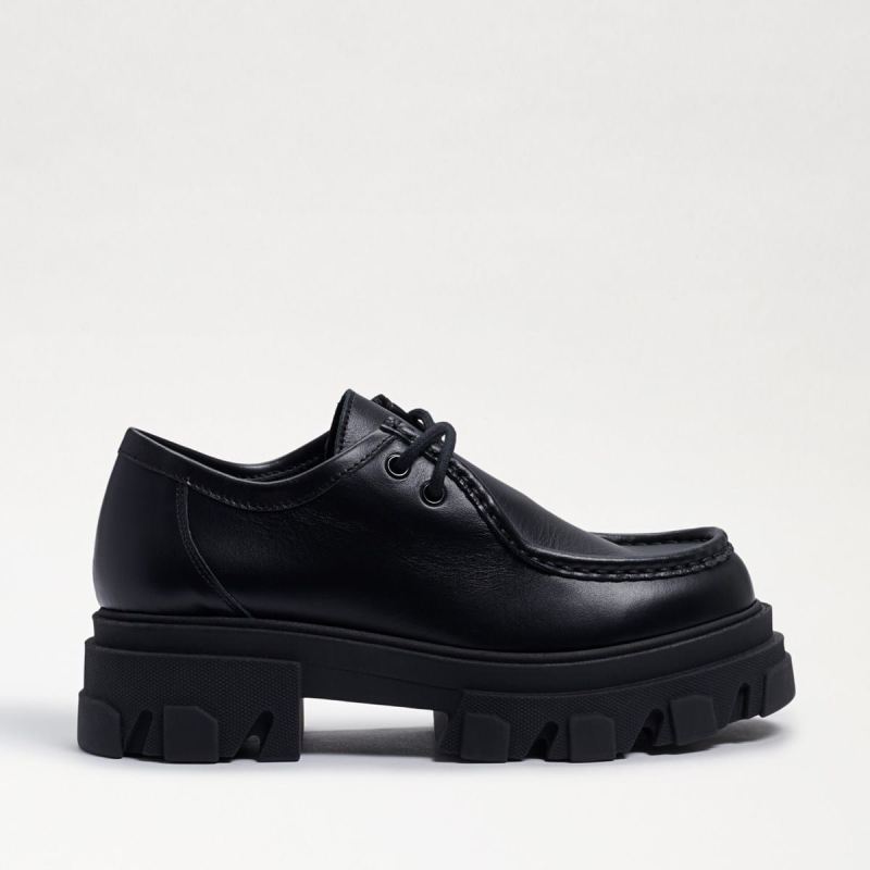 Sam Edelman Danice Lug Sole Oxford-Black Leather