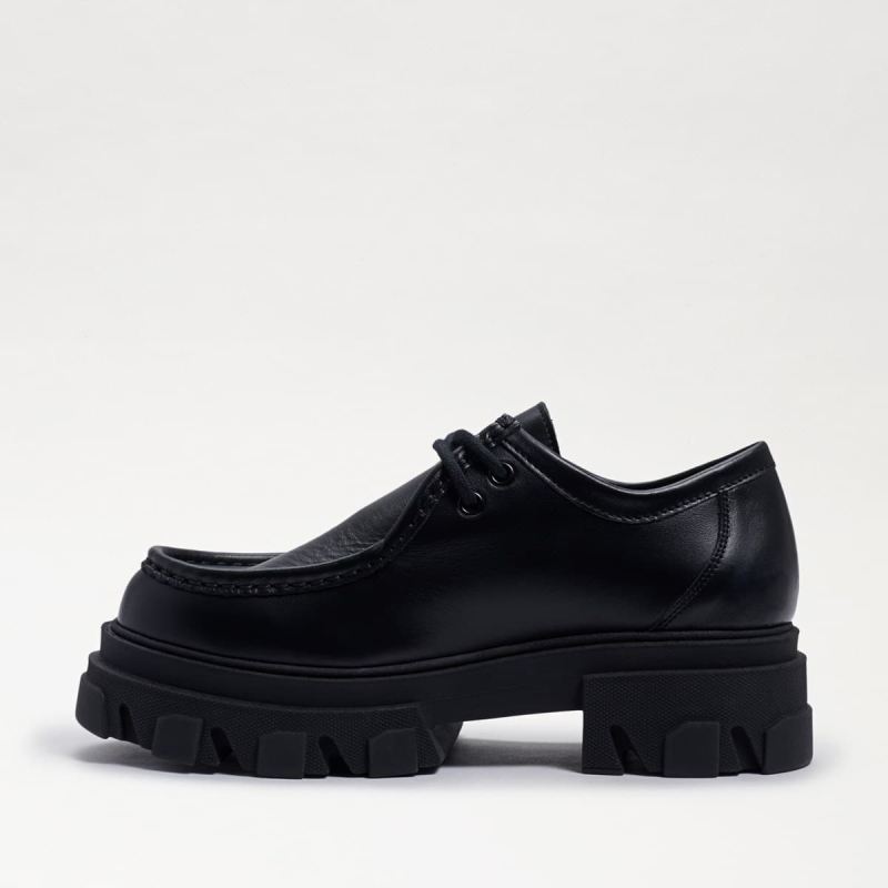 Sam Edelman Danice Lug Sole Oxford-Black Leather