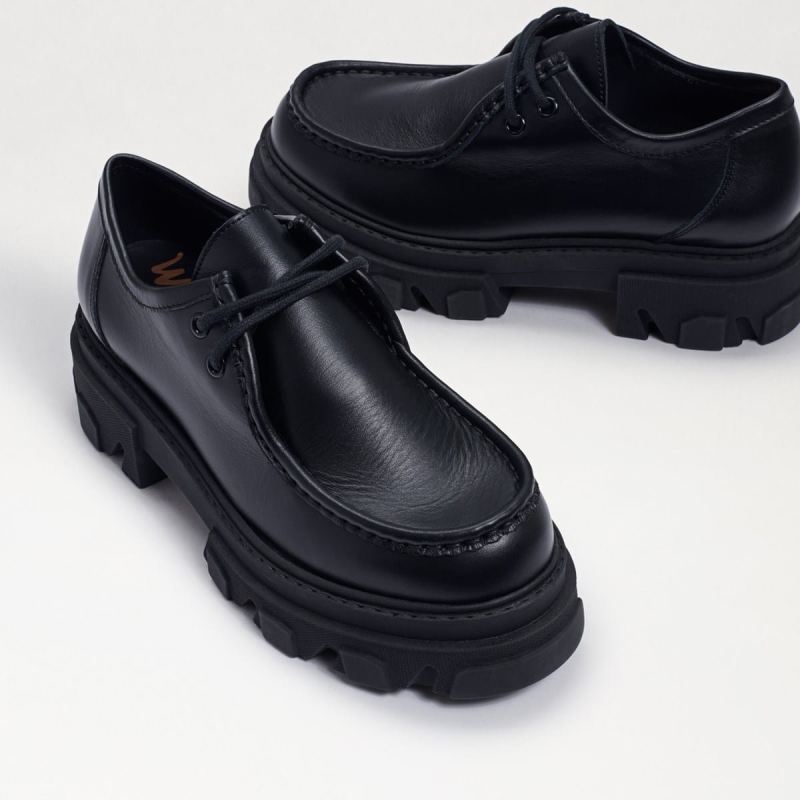 Sam Edelman Danice Lug Sole Oxford-Black Leather