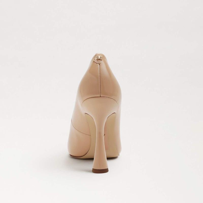 Sam Edelman Antonia Pointed Toe Pump-Beige Blush Patent