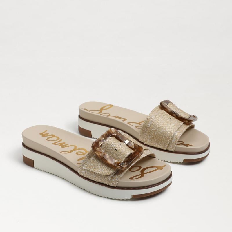 Sam Edelman Ariane Slide Sandal-Eggshell Woven