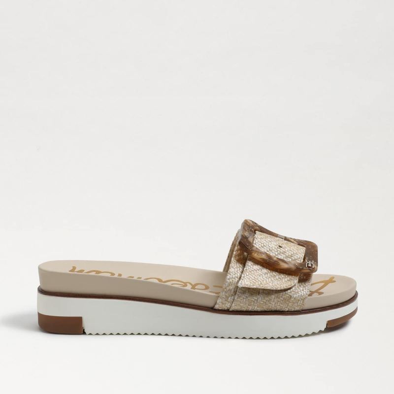 Sam Edelman Ariane Slide Sandal-Eggshell Woven