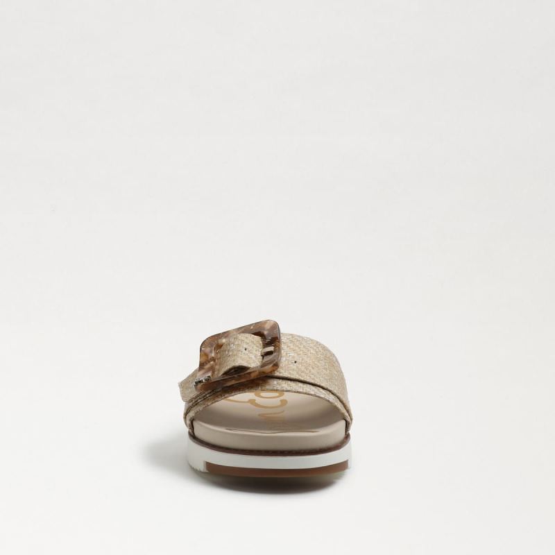 Sam Edelman Ariane Slide Sandal-Eggshell Woven