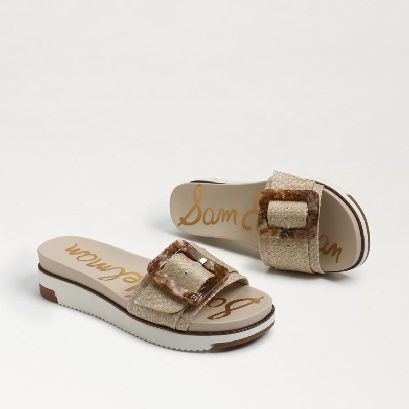 Sam Edelman Ariane Slide Sandal-Eggshell Woven