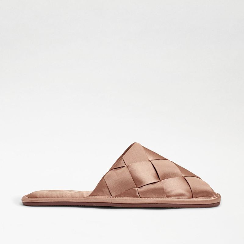 Sam Edelman Rhys Woven Satin Slipper-Lt Mauve