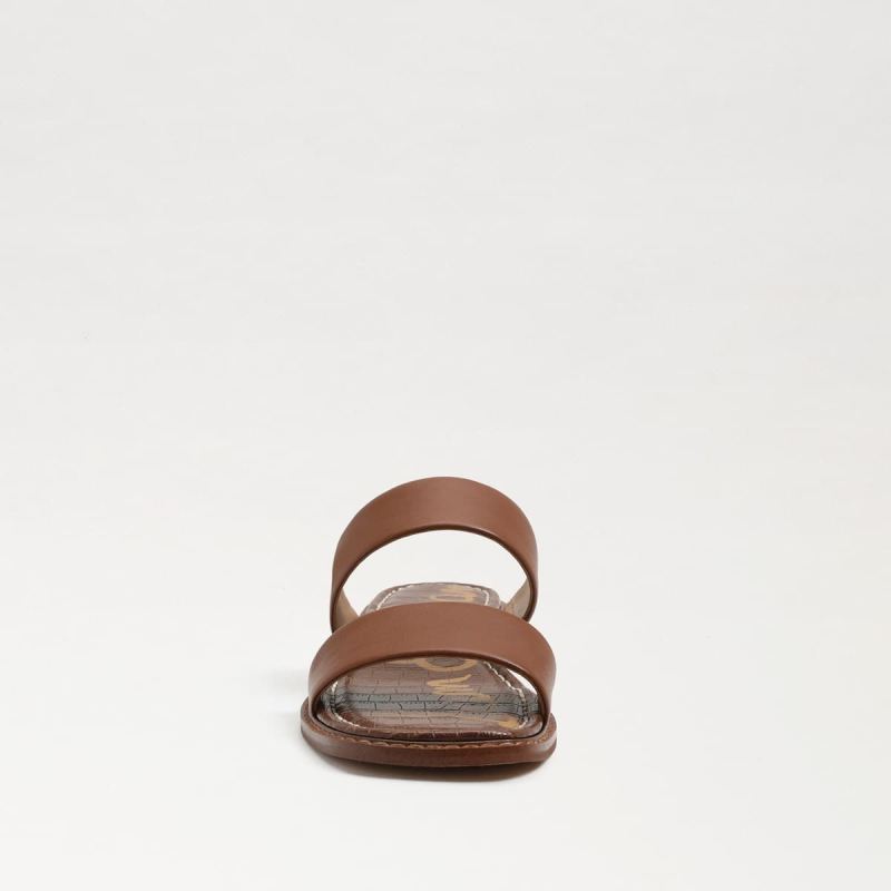 Sam Edelman Haydee Stitch Slide Sandal-Saddle Leather