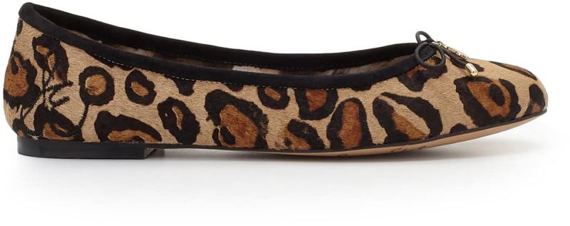 Sam Edelman Felicia Ballet Flat-New Tan Leopard