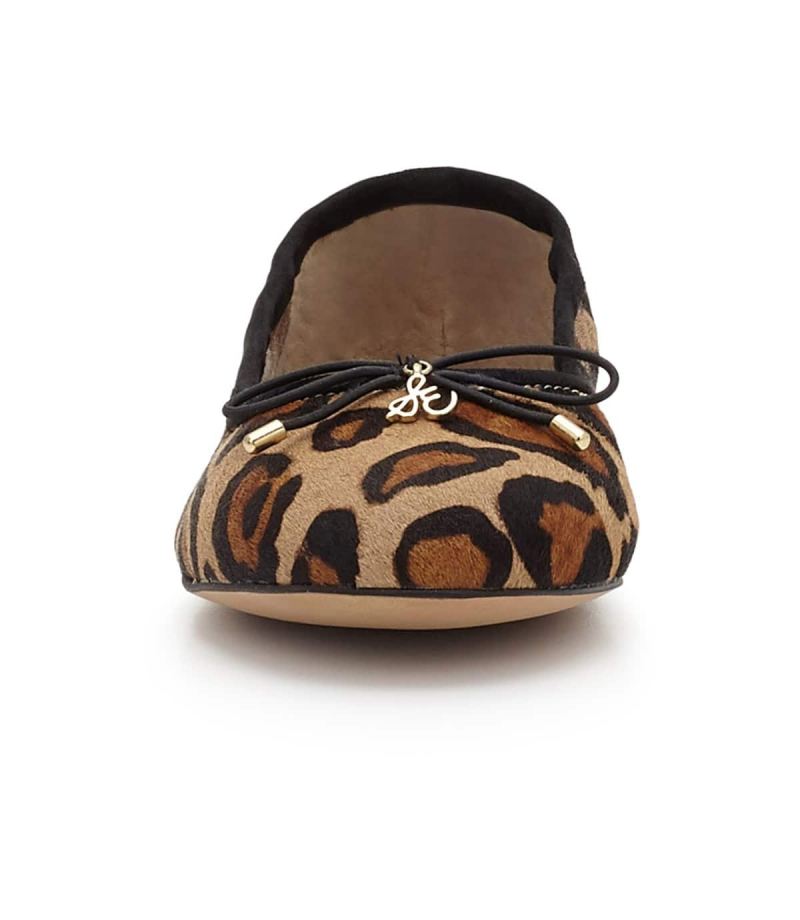 Sam Edelman Felicia Ballet Flat-New Tan Leopard