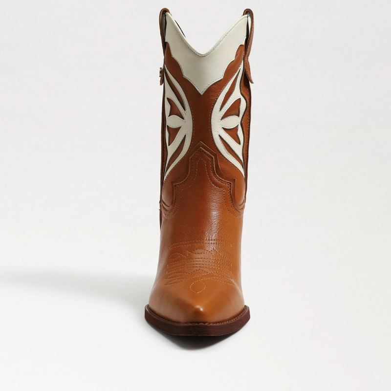 Sam Edelman Wynne Western Boot-Deep Saddle Leather