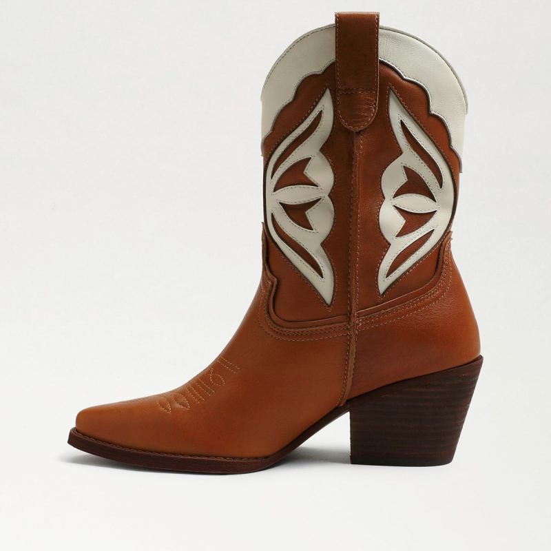 Sam Edelman Wynne Western Boot-Deep Saddle Leather