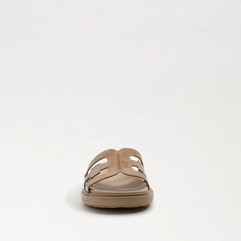 Sam Edelman Valeri Slide Sandal-Almond Patent