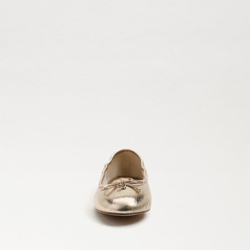 Sam Edelman Felicia Ballet Flat-Gold Leaf Leather