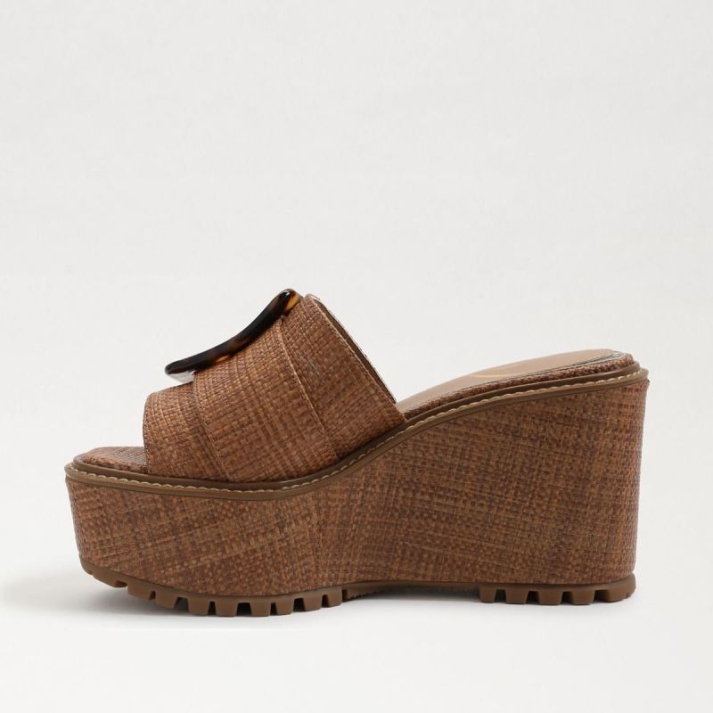 Sam Edelman Livi Espadrille Wedge Sandal-Cuoio Weave