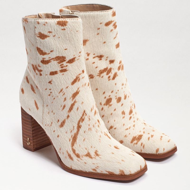 Sam Edelman Osten Ankle Bootie-Natural/ Ivory - Click Image to Close