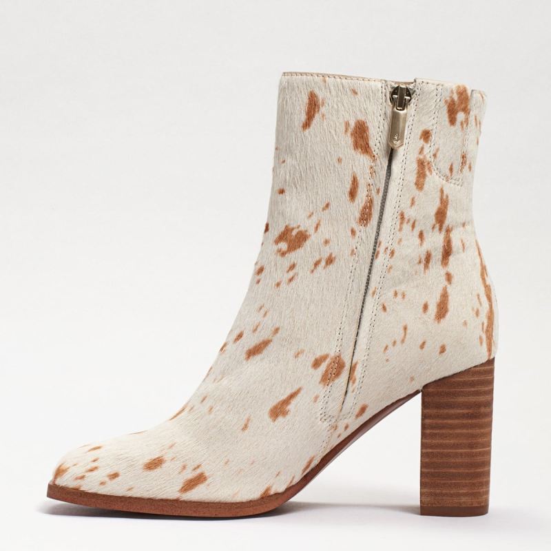 Sam Edelman Osten Ankle Bootie-Natural/ Ivory