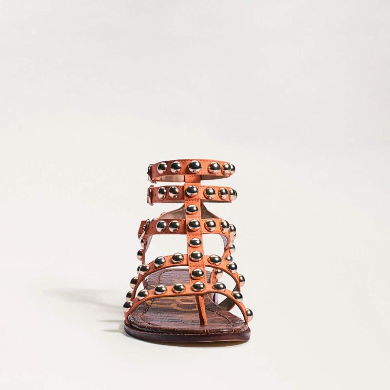 Sam Edelman Eavan Studded Gladiator Sandal-Cantaloupe