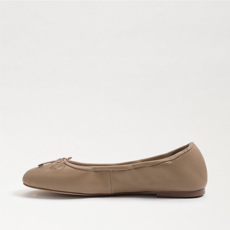 Sam Edelman Felicia Ballet Flat-Soft Beige Leather