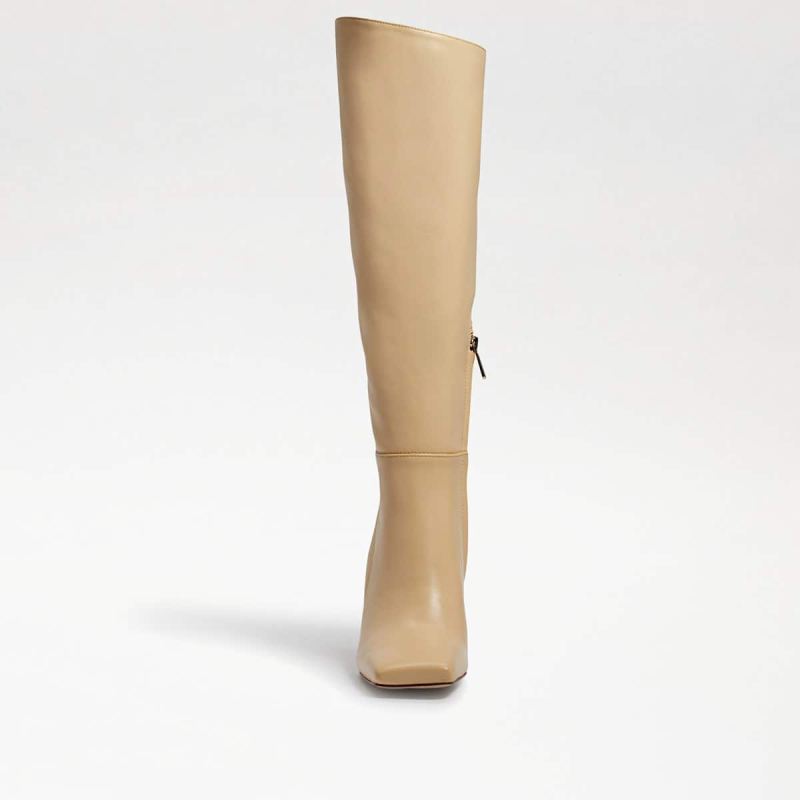 Sam Edelman Adi Knee High Tall Boot-Eggshell Leather