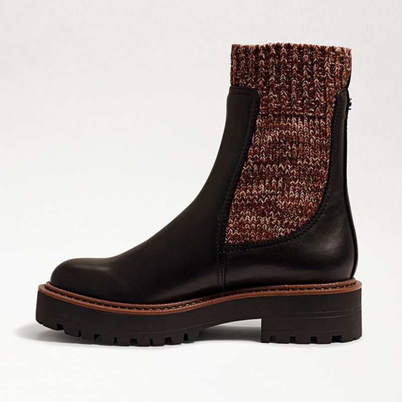 Sam Edelman Laguna Knit Chelsea Boot-Black Multi