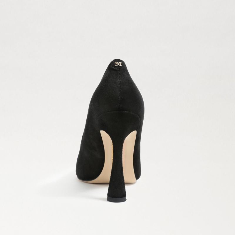 Sam Edelman Antonia Pointed Toe Pump-Black Suede