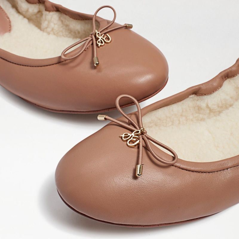 Sam Edelman Felicia Ballet Flat-Maple Sugar Leather