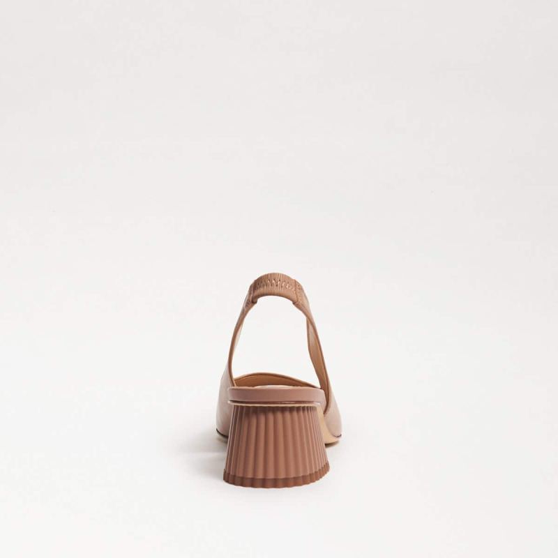 Sam Edelman Toren Block Heel Square Toe-Maple Sugar